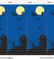Halloween Bats Bookmarks