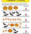 Halloween Counting worksheet