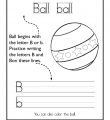Ball and the Letter B