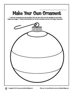 Make a Christmas ornament
