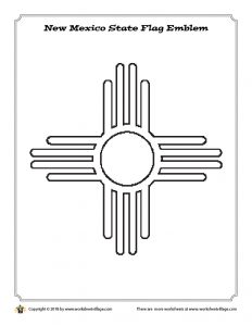 New Mexico State Flag Emblem
