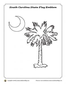 South Carolina State Flag Emblem